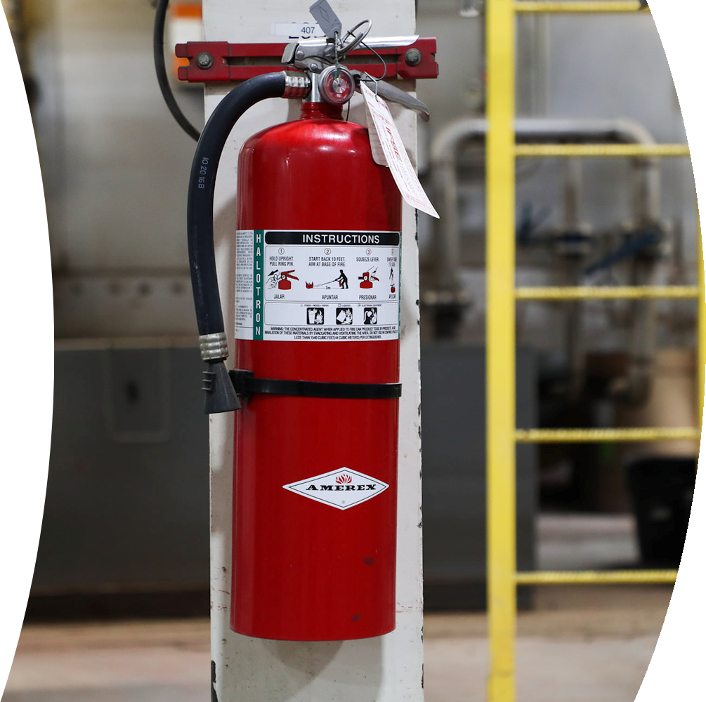 Amerex Fire Extinguishers for Industrial Buildings
