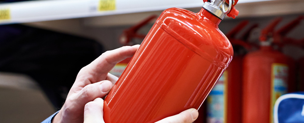 Counter Sales for Fire Extinguishers