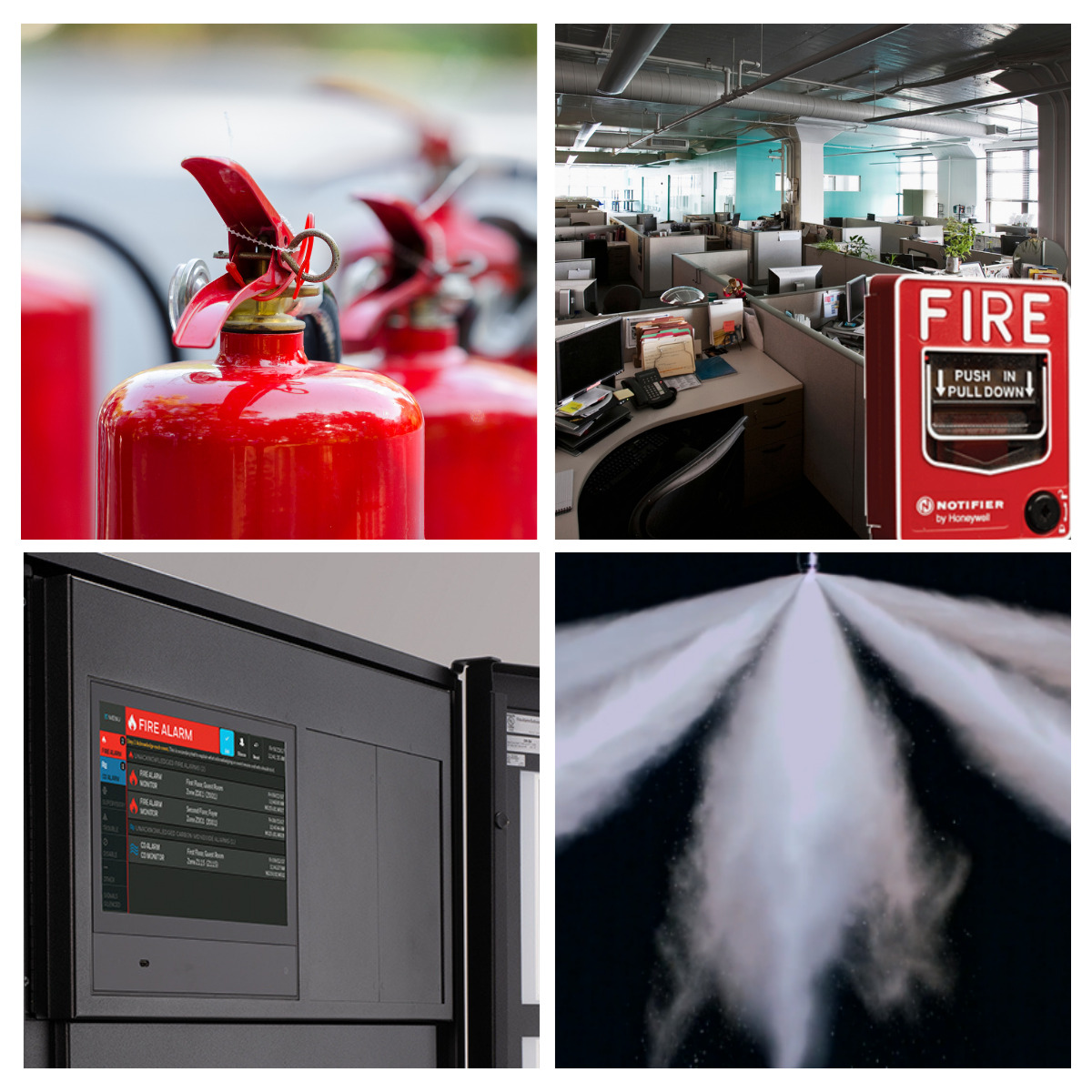 Fire Protection System Collage