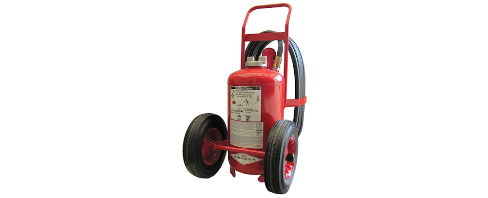 Wheeled Dry Chemical Extinguisher by Amerex