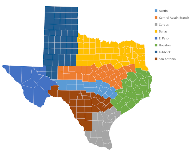 Texas Fire Protection Services Locationstions